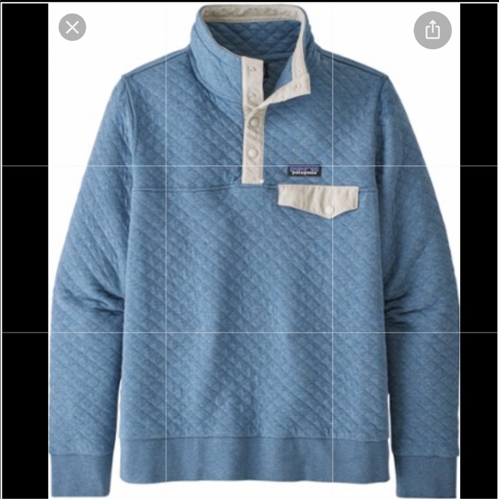 Patagonia Quilted Snap T Organic Cotton Pullover